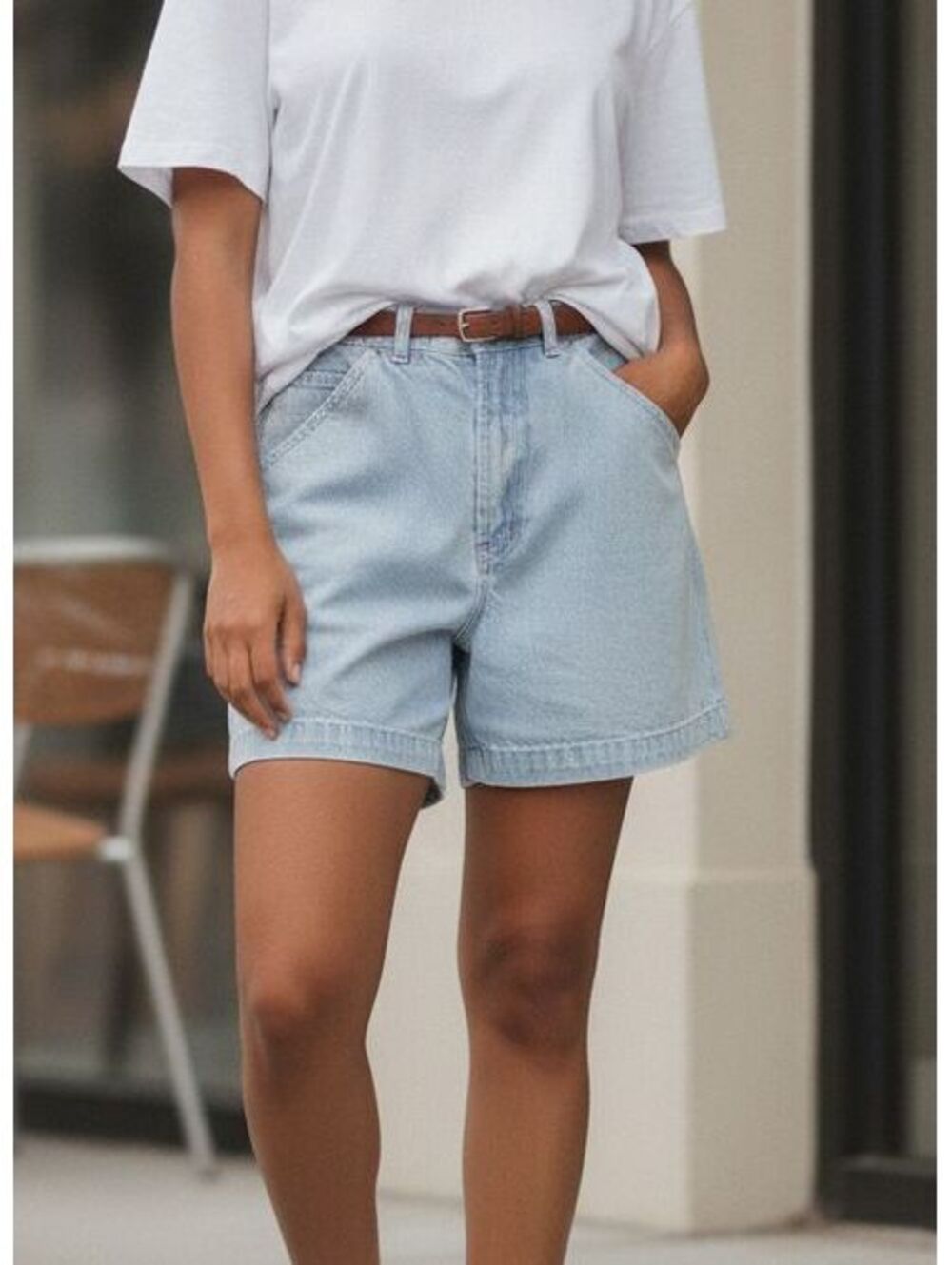 Nevada Light Wash Denim Shorts Size 10 100% Cotton Casual Summer